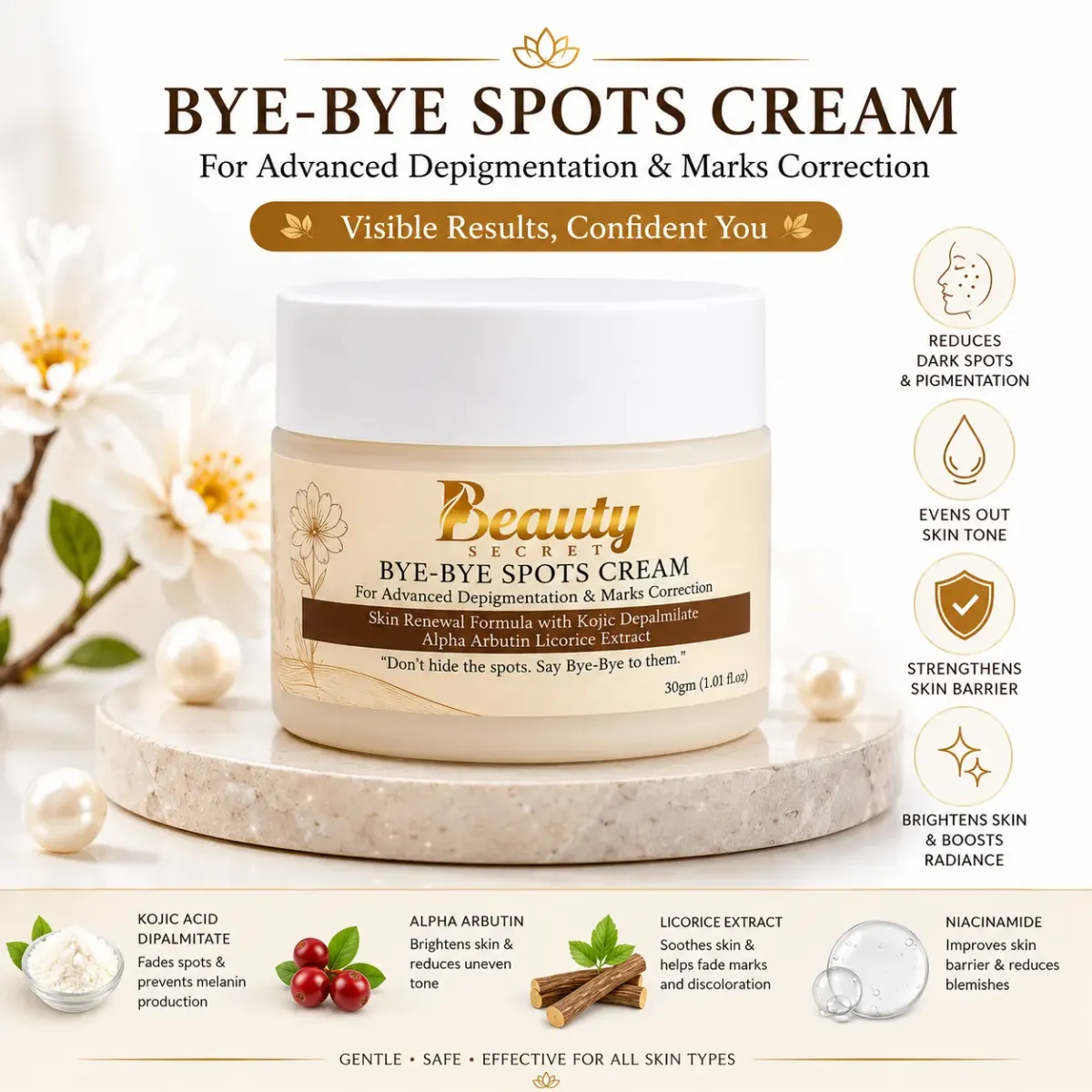 Bye-Bye Spots Cream