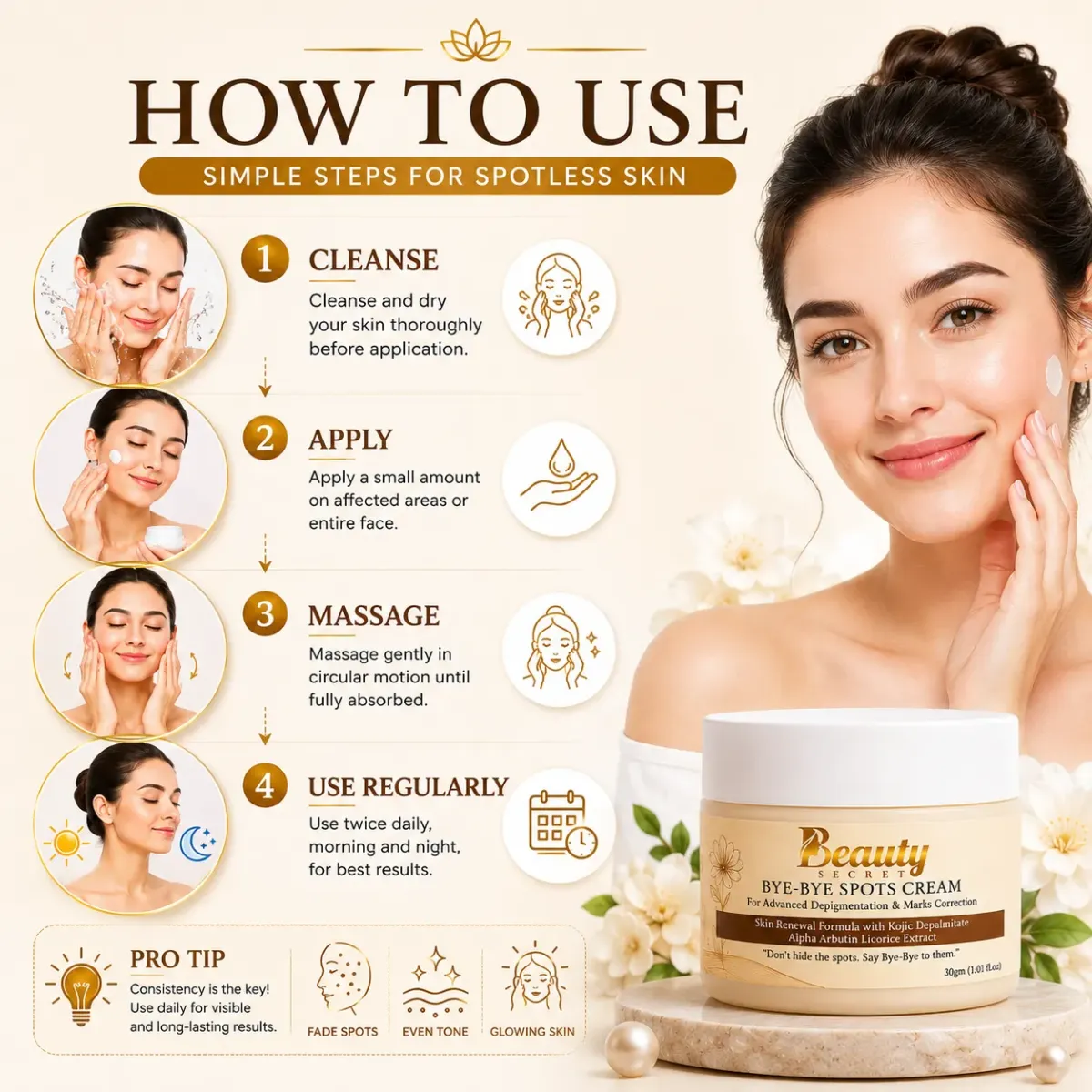 Bye-Bye Spots Cream