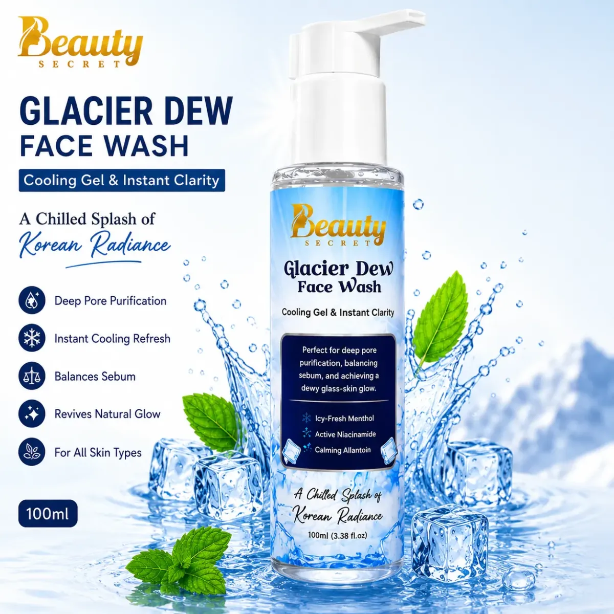 Glacier Dew Face Wash