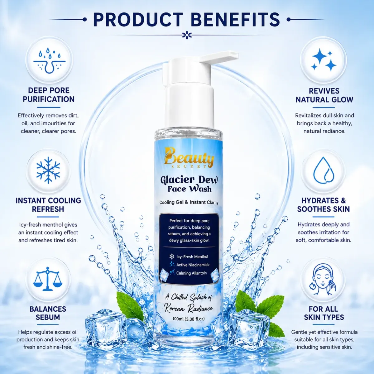 Glacier Dew Face Wash