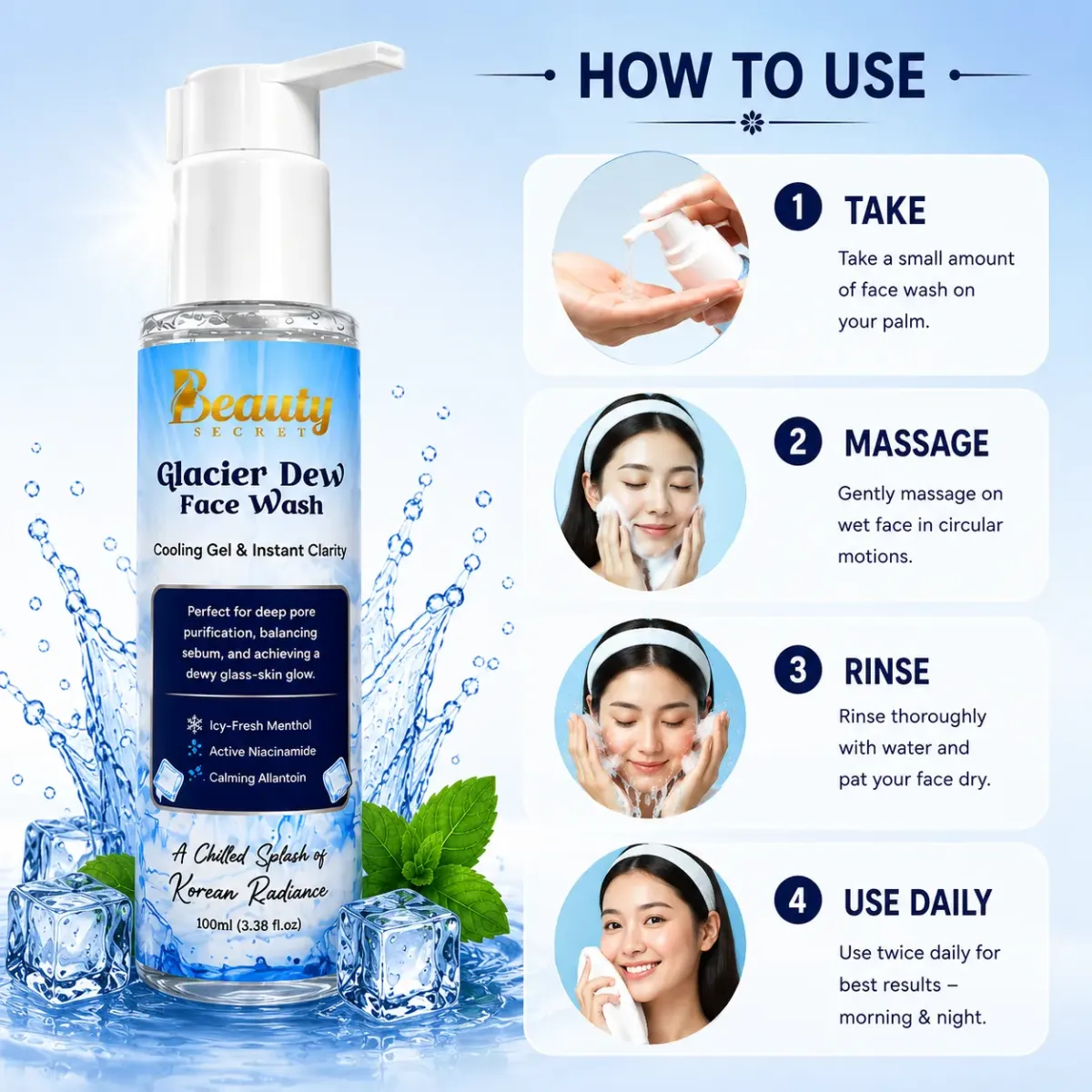 Glacier Dew Face Wash