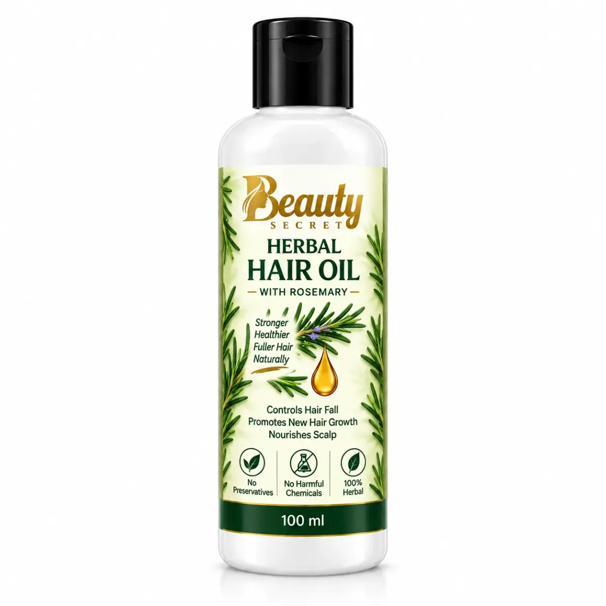 Beauty Secret Rosemary Herbal Hair Oil